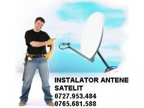 Antene Satelit INSTALATOR  0765681588, Digi tv , Focus sat Sky Italia, Sky UK, DigiTurk Vindem, Mont