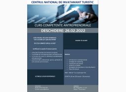 Curs Competente Antreprenoriale - Deschidere 26.02.2022